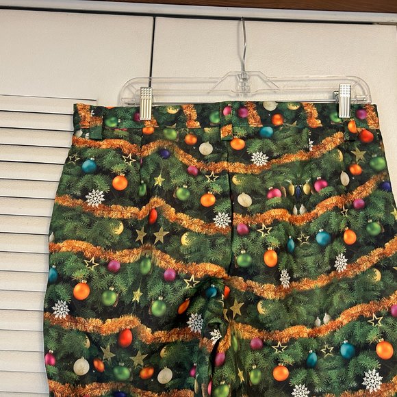 Mens LIFE OF THE PARTY Sz M Multi-Color Christmas Tree Jacket and Pants Suit FUN - Picture 11 of 13